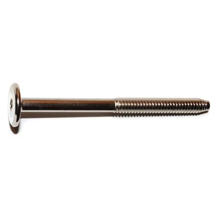 Midwest Fastener Binding Screw, 1/4"-20, Steel, Nickel, 6 PK 31587